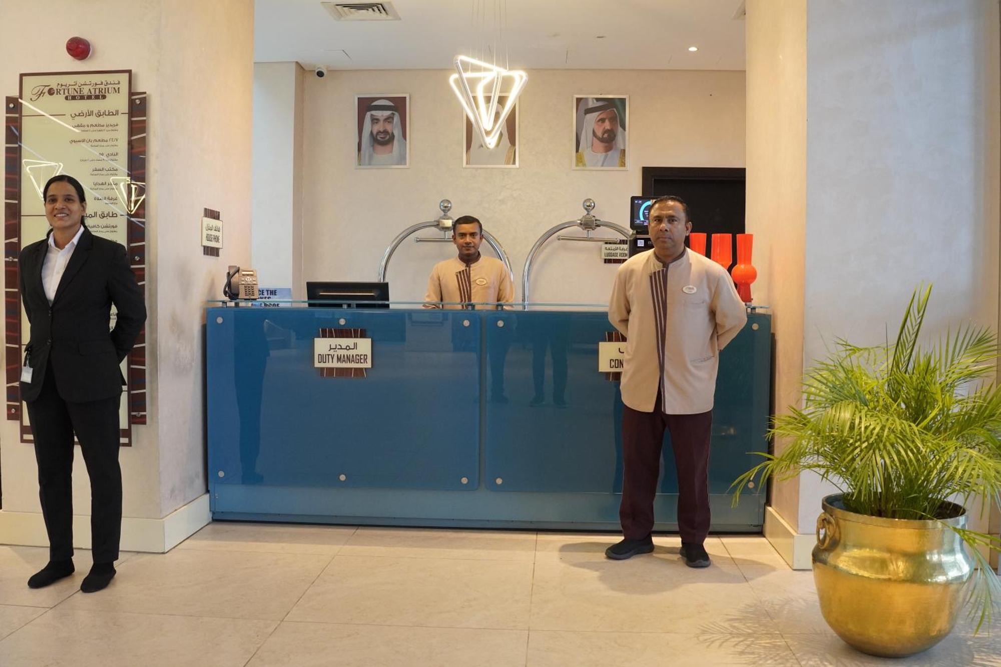 Fortune Atrium Hotel Dubai Eksteriør billede